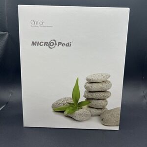 NEW!! EMJOI Micro -Pedi Pedicure Set Callus Remover ( Battery Operated) Silver